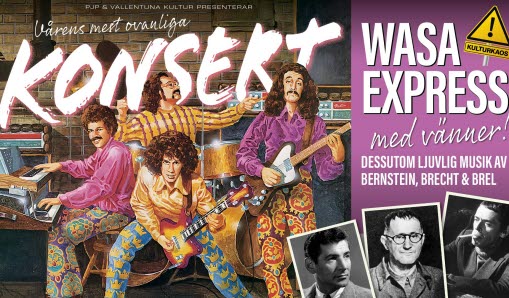 Wasa Express konsert-affisch