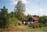 Evenemang vid Kvarnbacken och Kvarnstugan i Brottby, arrangerat av Össeby hembygdsförening.