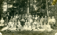 Stångberga skola. Skolfotografi. Uppgift om fotoår saknas.