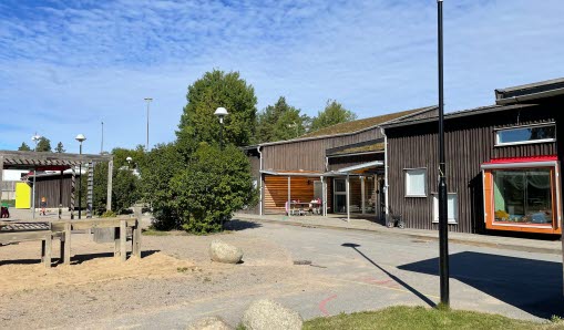 Lindholmens förskola byggnad och utemiljö