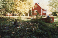 Äppellundens sommarcafé och minigolf låg på Mörbyvägen 5. Bostadshuset byggdes 1926 av Bertha och Henning Andersson och kallades Olofshov. Sedan kommunen köpt marken hade bland annat Moderaterna lokaler i huset. Trädgården kallades den sista tiden för Äppellunden. Här fanns ett litet sommarcafé som serverade enklare lunch och kaffe under trädgårdens äppelträd. Bostadshuset revs i april 2000 efter stora stridigheter om områdets utbyggnad.