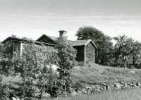 Del av Lars Lasse "Sop-Johan" Johanssons föräldrahem. Troligen 1960-tal.