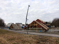 Moderna bostäder uppförs på Tegelbruksgatan och Takpannevägen, Nya bostadsområden växer fram på marken där de gamla tegelbruken låg.